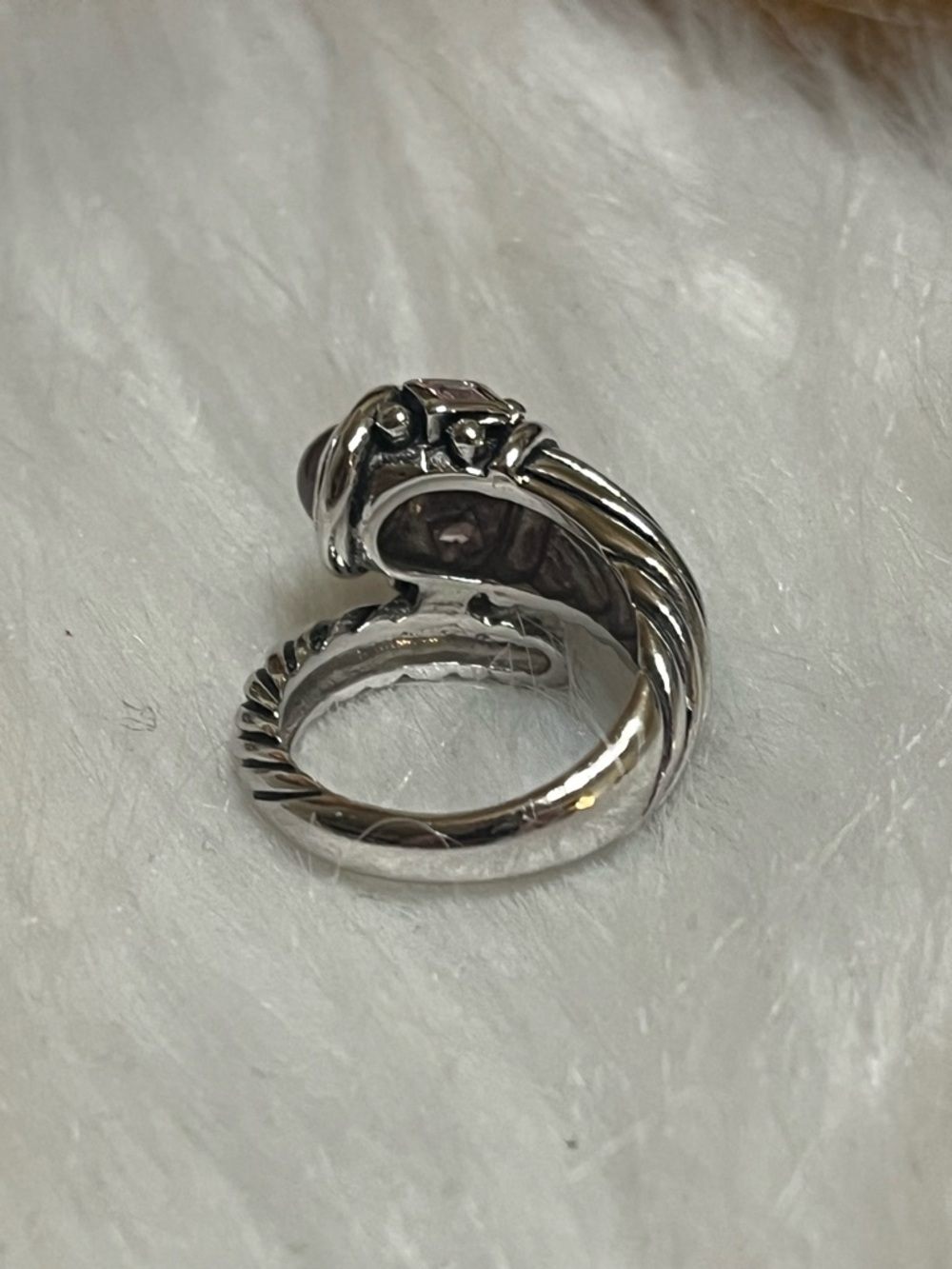 Pink Cable Wrap Around Ring - Picture 6 of 16
